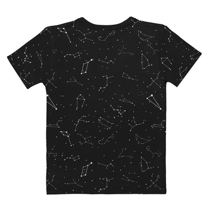 Women's Realistic Constellations T-Shirt – Soft Stretch Jersey Tee