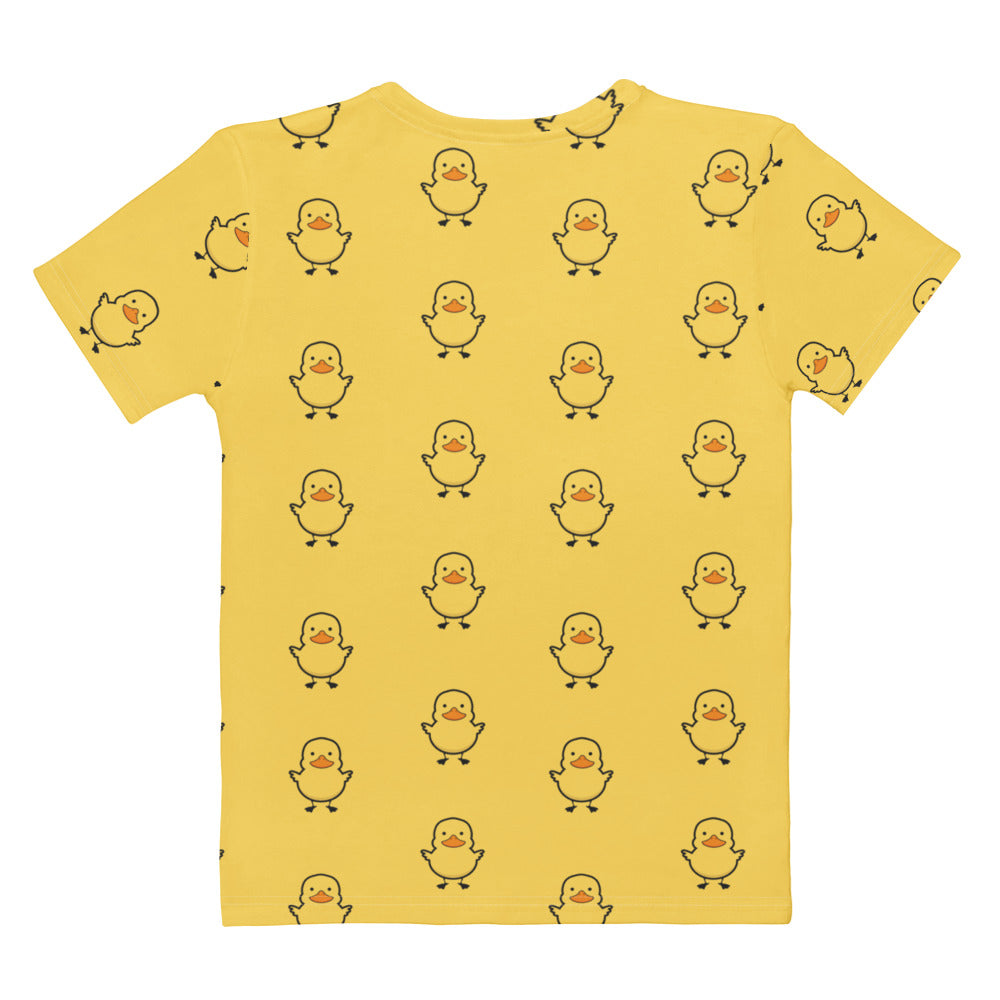 Women's Yellow Rubber Duck T-Shirt – Soft Stretch Jersey Tee