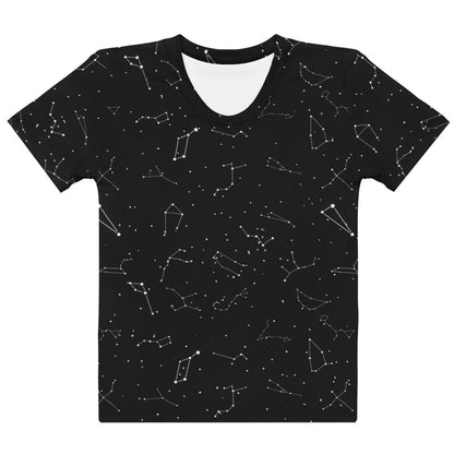 Women's Realistic Constellations T-Shirt – Soft Stretch Jersey Tee
