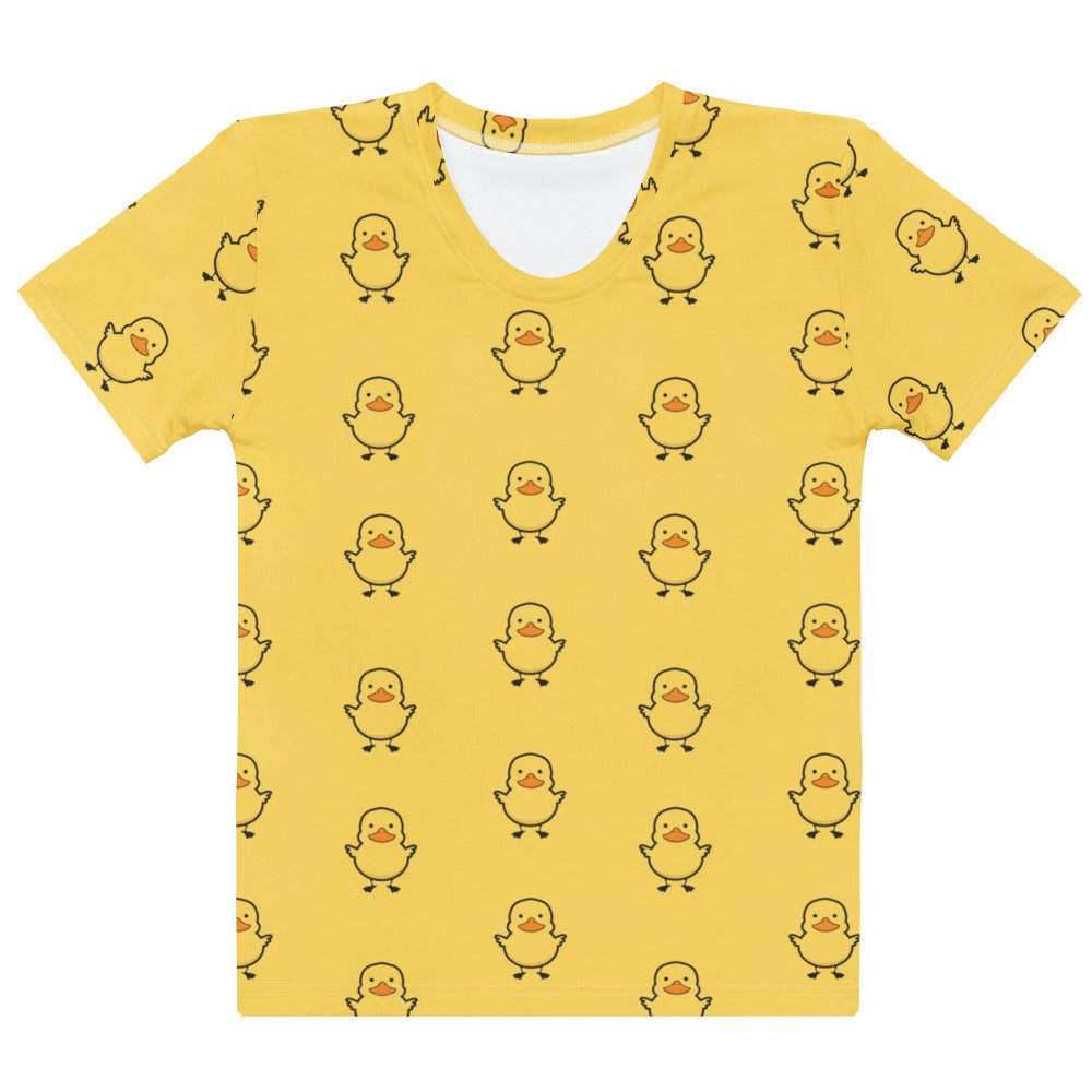 Women's Yellow Rubber Duck T-Shirt – Soft Stretch Jersey Tee