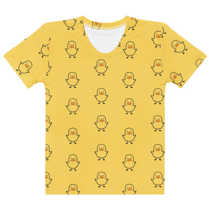 Women's Yellow Rubber Duck T-Shirt – Soft Stretch Jersey Tee