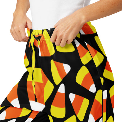 Women’s Candy Cane Pajama Pants – Lightweight Relaxed Fit with Drawstring Waist