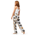 Women’s Kawaii Cat Pajama Pants – Lightweight Relaxed Fit with Drawstring Waist