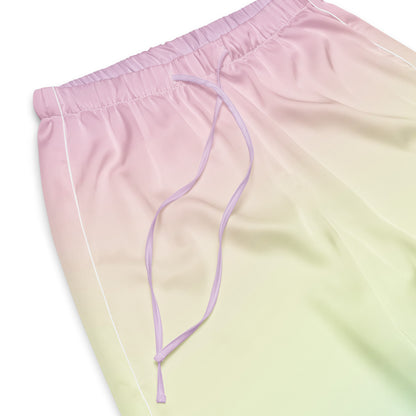 Women’s Pastel Rainbow Pajama Pants – Lightweight Relaxed Fit with Drawstring Waist