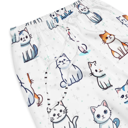 Women’s Cute Cat Pajama Pants – Lightweight Relaxed Fit with Drawstring Waist