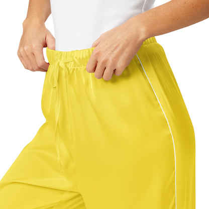 Women’s Yellow Pajama Pants – Lightweight Relaxed Fit with Drawstring Waist