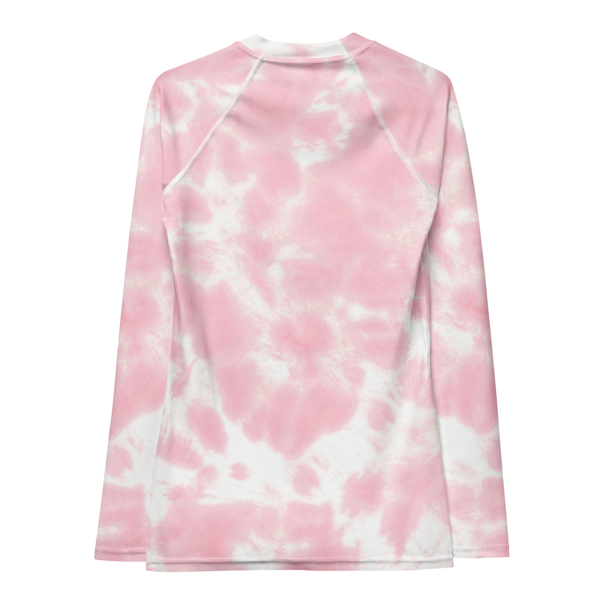 Women's Pink Tie Dye Long Sleeve Rash Guard Swim Shirt – Buttery Soft, Sun Safe UPF 50+ Protection, Quick Dry & 4-Way Stretch Comfort