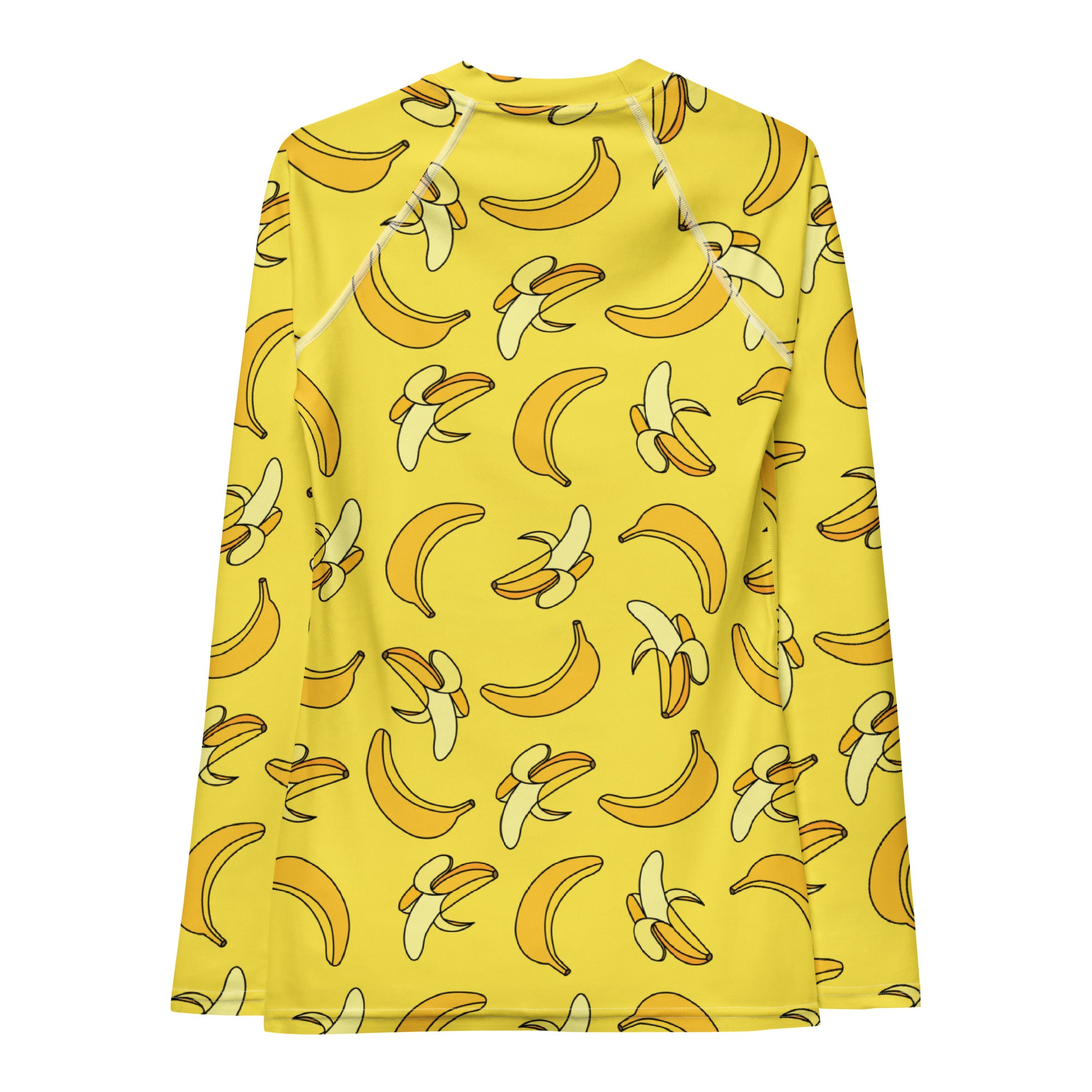 Women's Banana Long Sleeve Rash Guard Swim Shirt – Buttery Soft, Sun Safe UPF 50+ Protection, Quick Dry & 4-Way Stretch Comfort