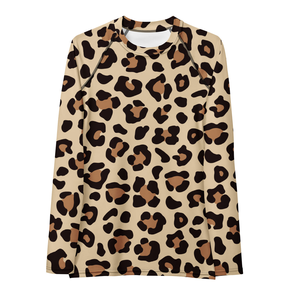 Women's Animal Print Long Sleeve Rash Guard Swim Shirt – Buttery Soft, Sun Safe UPF 50+ Protection, Quick Dry & 4-Way Stretch Comfort
