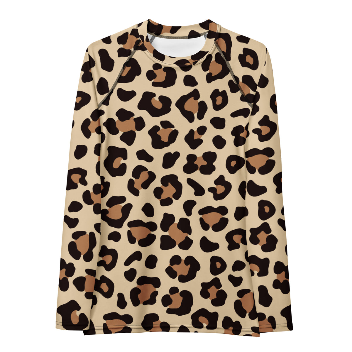 Women's Animal Print Long Sleeve Rash Guard Swim Shirt – Buttery Soft, Sun Safe UPF 50+ Protection, Quick Dry & 4-Way Stretch Comfort