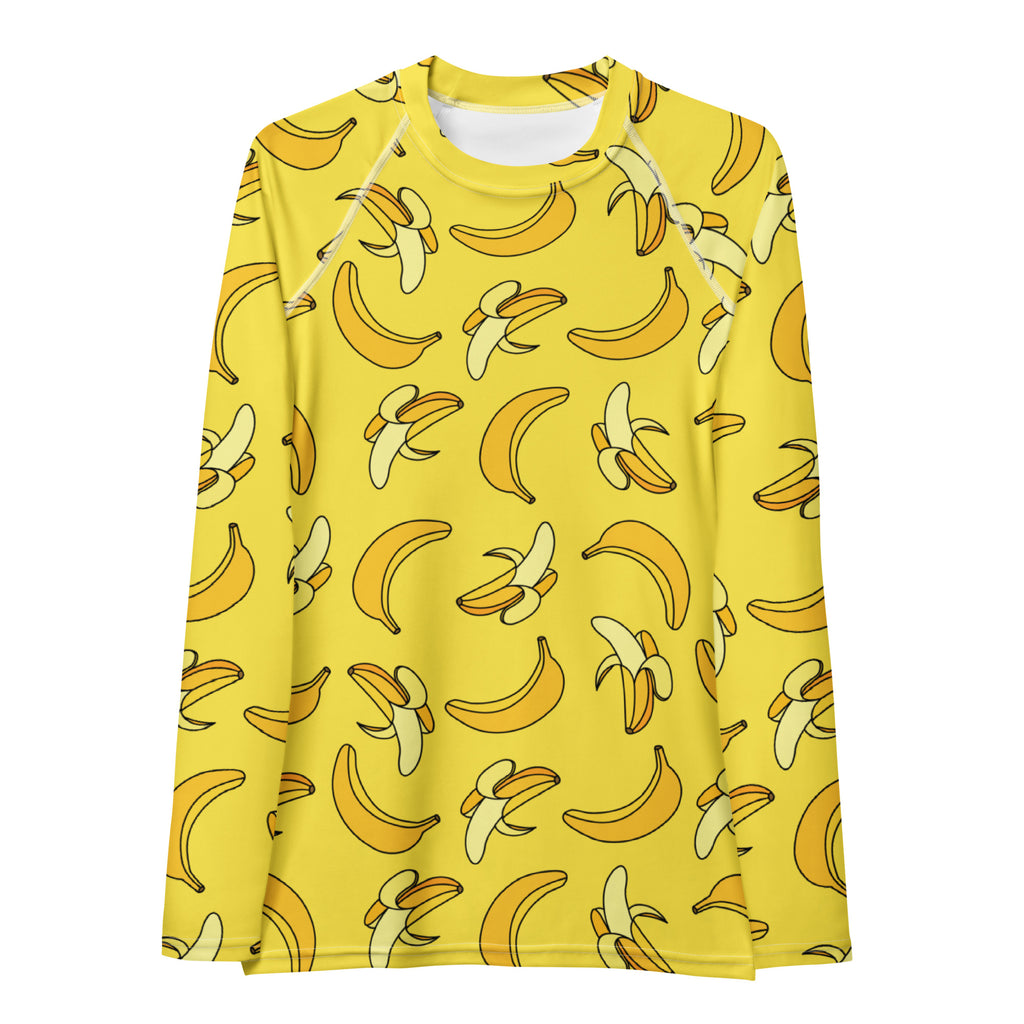 Women's Banana Long Sleeve Rash Guard Swim Shirt – Buttery Soft, Sun Safe UPF 50+ Protection, Quick Dry & 4-Way Stretch Comfort