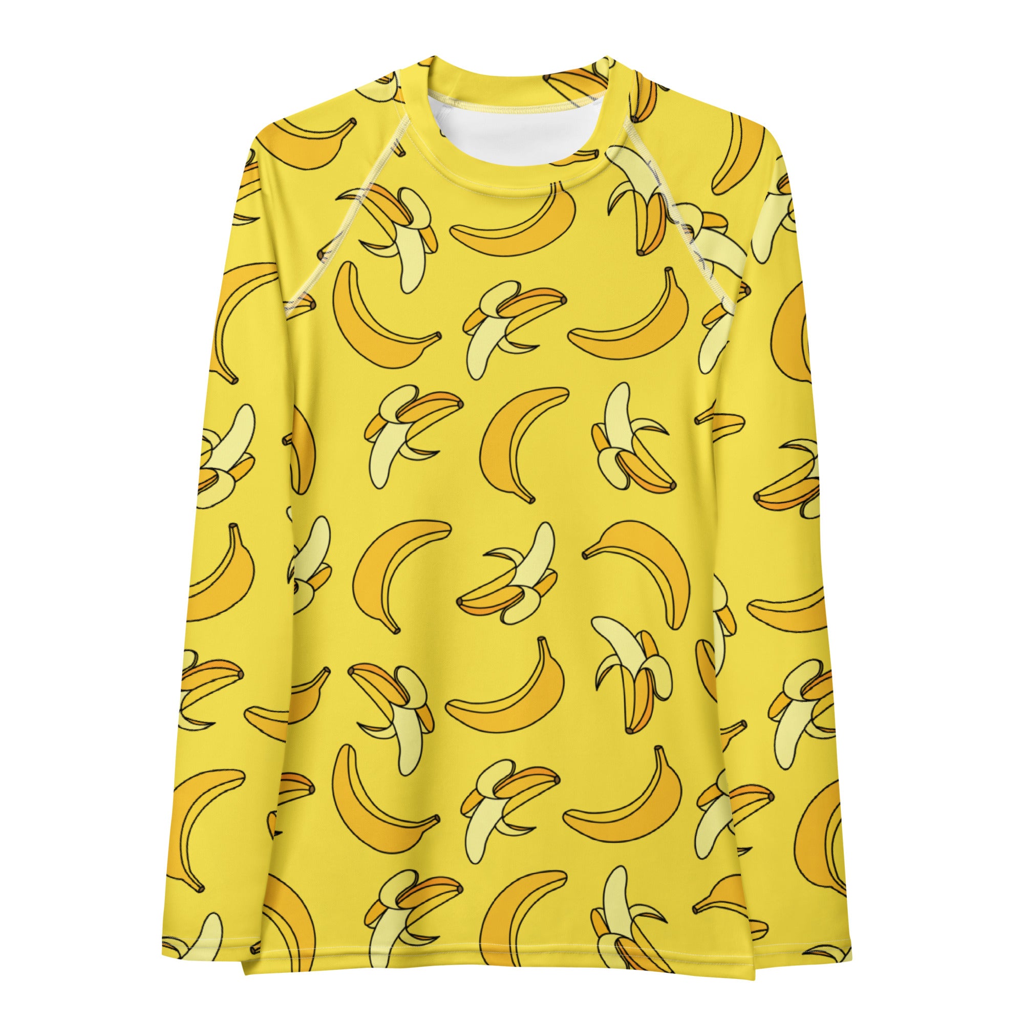 Women's Banana Long Sleeve Rash Guard Swim Shirt – Buttery Soft, Sun Safe UPF 50+ Protection, Quick Dry & 4-Way Stretch Comfort