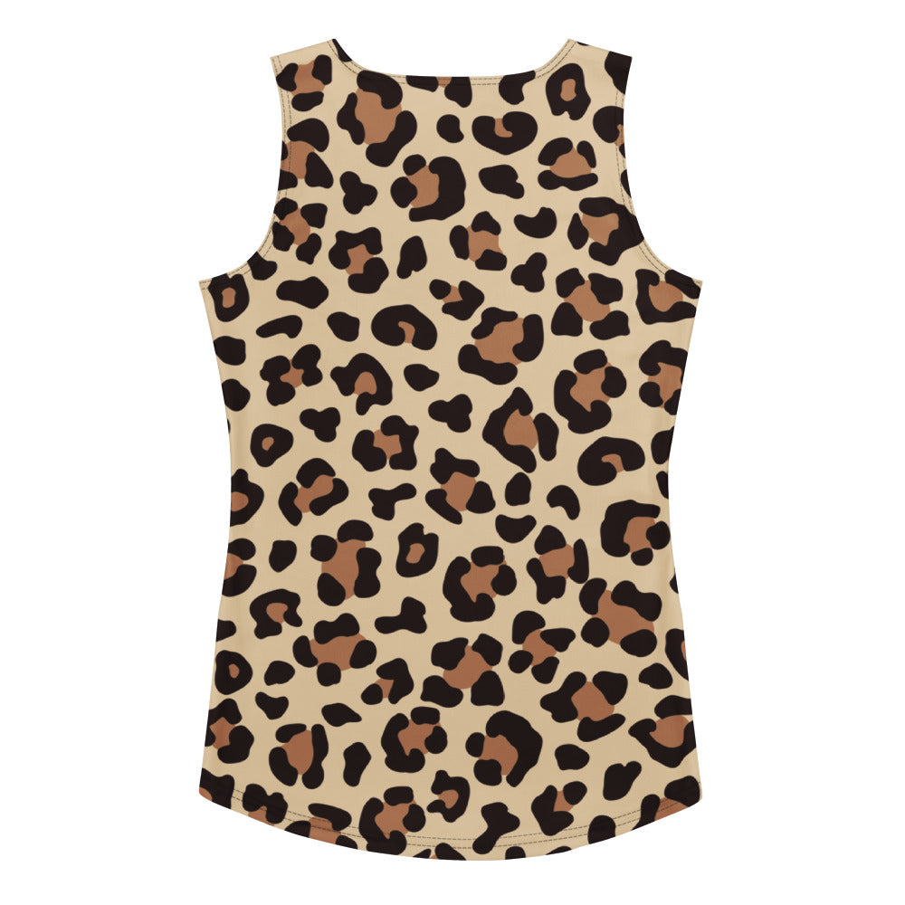 Women's Leopard Print Tank Top - Quick Drying, Buttery Soft Fabric With UPF 50+