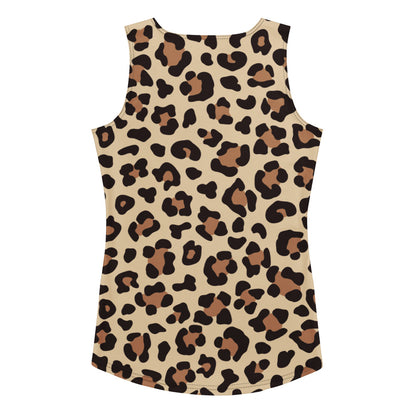 Women's Leopard Print Tank Top - Quick Drying, Buttery Soft Fabric With UPF 50+
