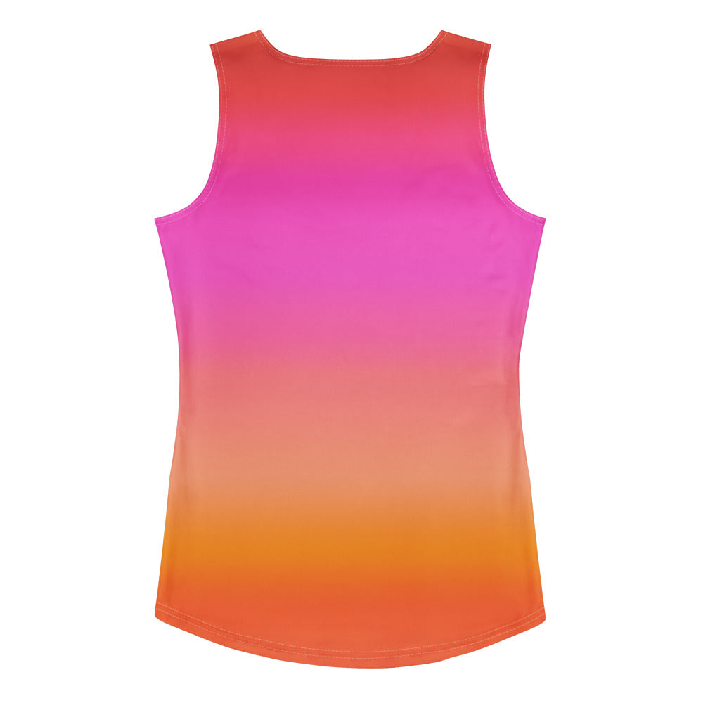 Women's Sunset Ombre Tank Top - Quick Drying, Buttery Soft Fabric With UPF 50+