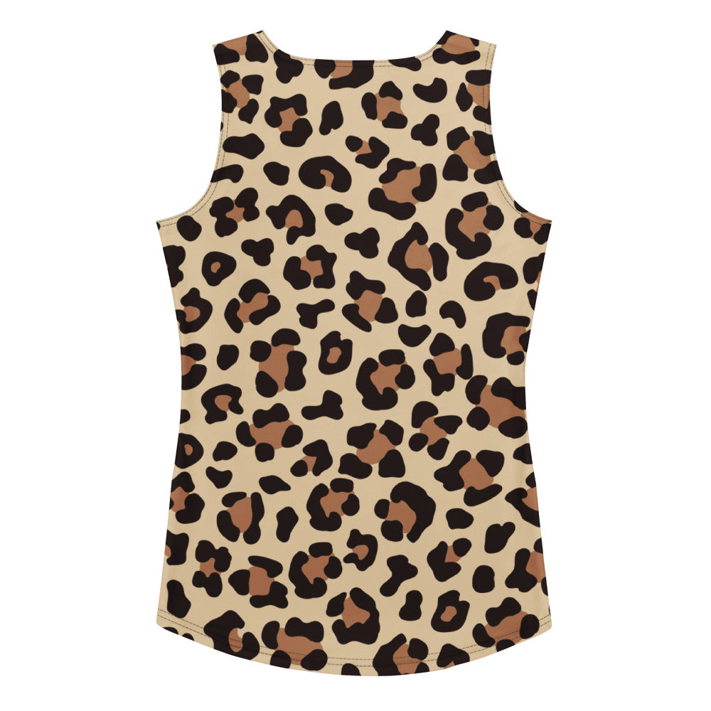Women's Leopard Print Tank Top - Quick Drying, Buttery Soft Fabric With UPF 50+