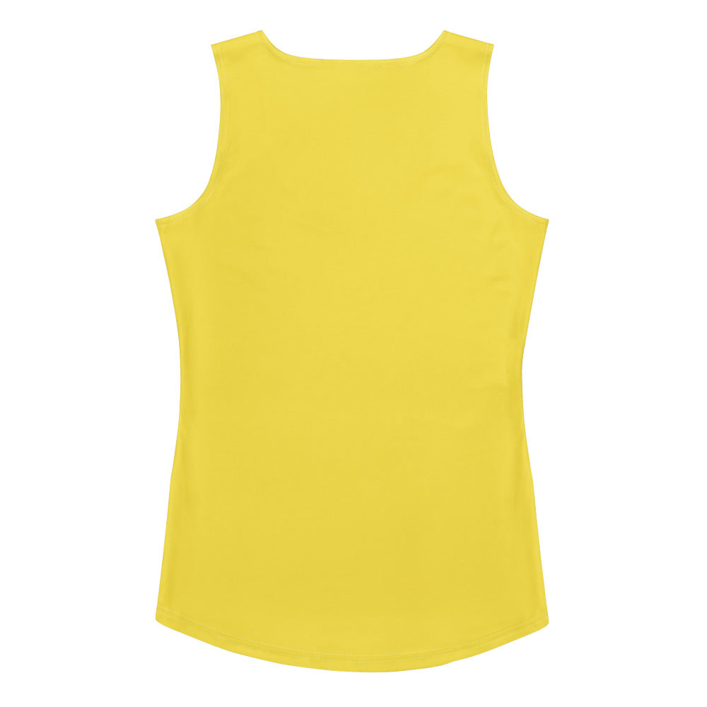 Women's Yellow Tank Top - Quick Drying, Buttery Soft Fabric With UPF 50+