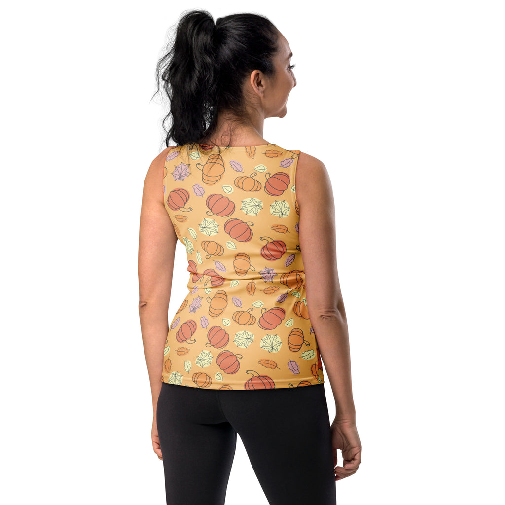 Women's Pumpkin Patch Tank Top - Quick Drying, Buttery Soft Fabric With UPF 50+