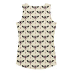 Women's Gothic Halloween Eyeball Bat Tank Top - Quick Drying, Buttery Soft Fabric With UPF 50+