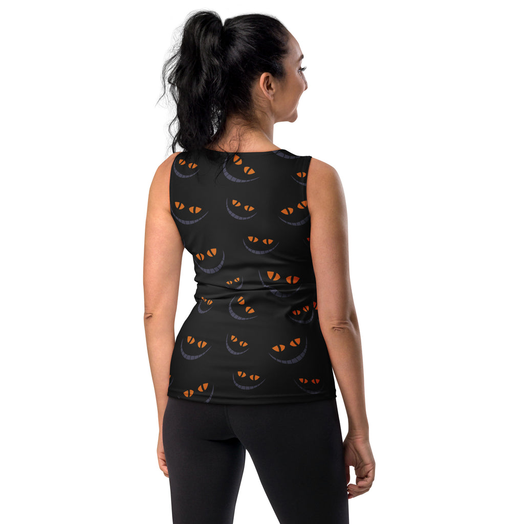 Women's Halloween Cat Eyes Tank Top - Quick Drying, Buttery Soft Fabric With UPF 50+
