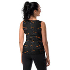 Women's Halloween Cat Eyes Tank Top - Quick Drying, Buttery Soft Fabric With UPF 50+