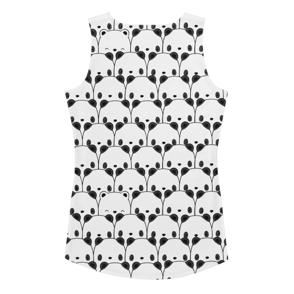 Women's Panda Tank Top - Quick Drying, Buttery Soft Fabric With UPF 50+