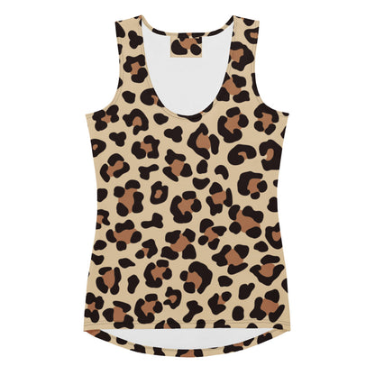 Women's Leopard Print Tank Top - Quick Drying, Buttery Soft Fabric With UPF 50+