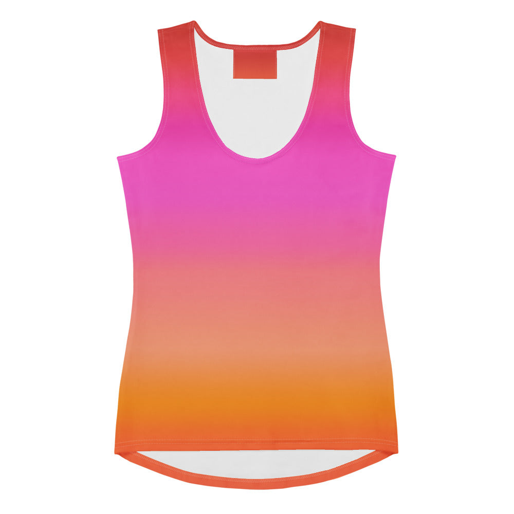 Women's Sunset Ombre Tank Top - Quick Drying, Buttery Soft Fabric With UPF 50+