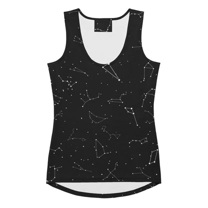 Women's Realistic Constellations Tank Top - Quick Drying, Buttery Soft Fabric With UPF 50+