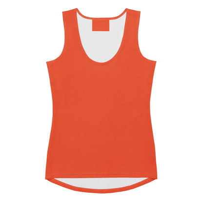 Women's Orange Tank Top - Quick Drying, Buttery Soft Fabric With UPF 50+