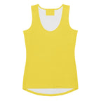 Women's Yellow Tank Top - Quick Drying, Buttery Soft Fabric With UPF 50+