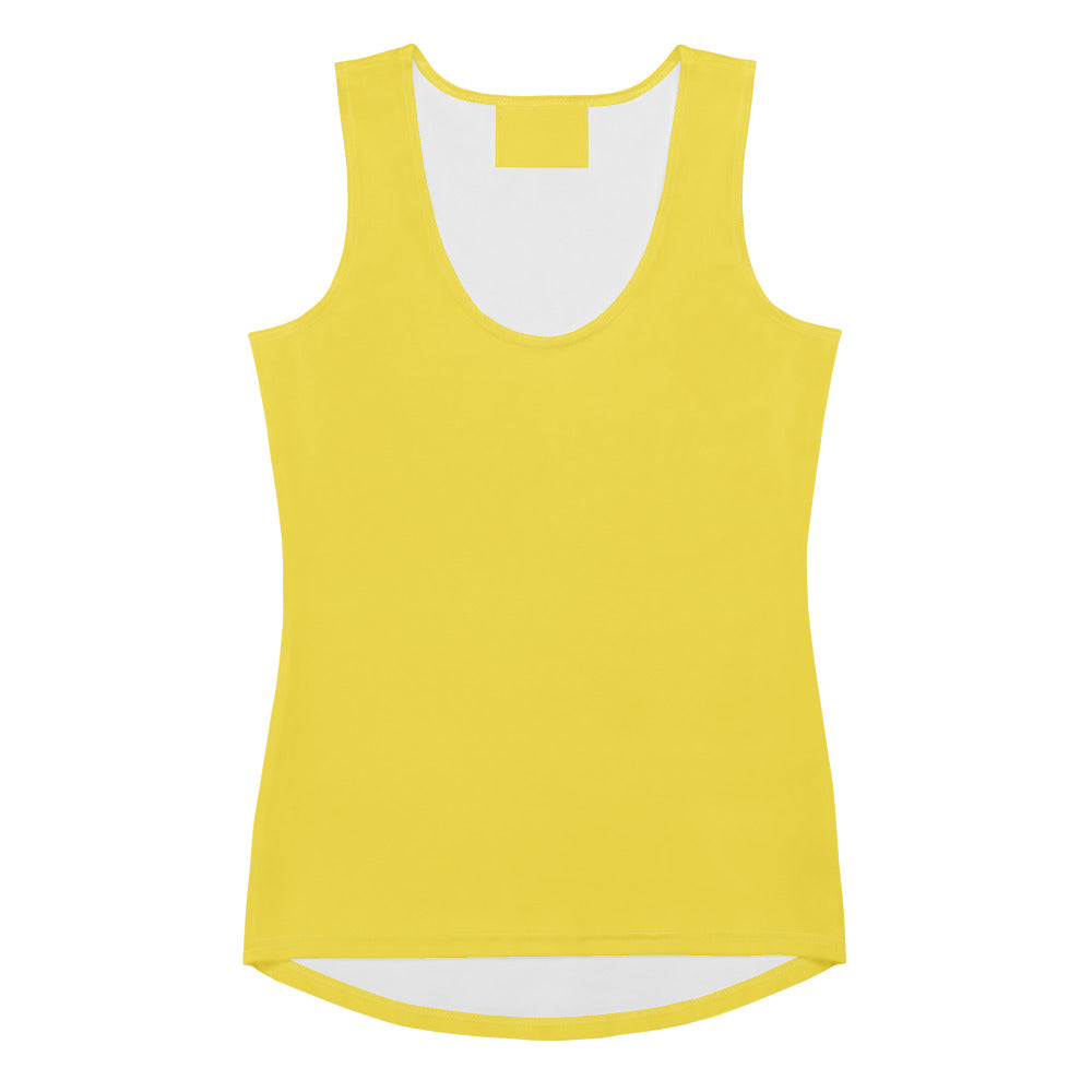 Women's Yellow Tank Top - Quick Drying, Buttery Soft Fabric With UPF 50+