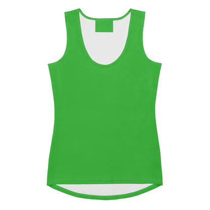 Women's Green Tank Top - Quick Drying, Buttery Soft Fabric With UPF 50+