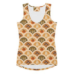 Women's Halloween Ghost & Pumpkin Tank Top - Quick Drying, Buttery Soft Fabric With UPF 50+