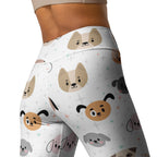 Women's Dog Face Yoga Leggings