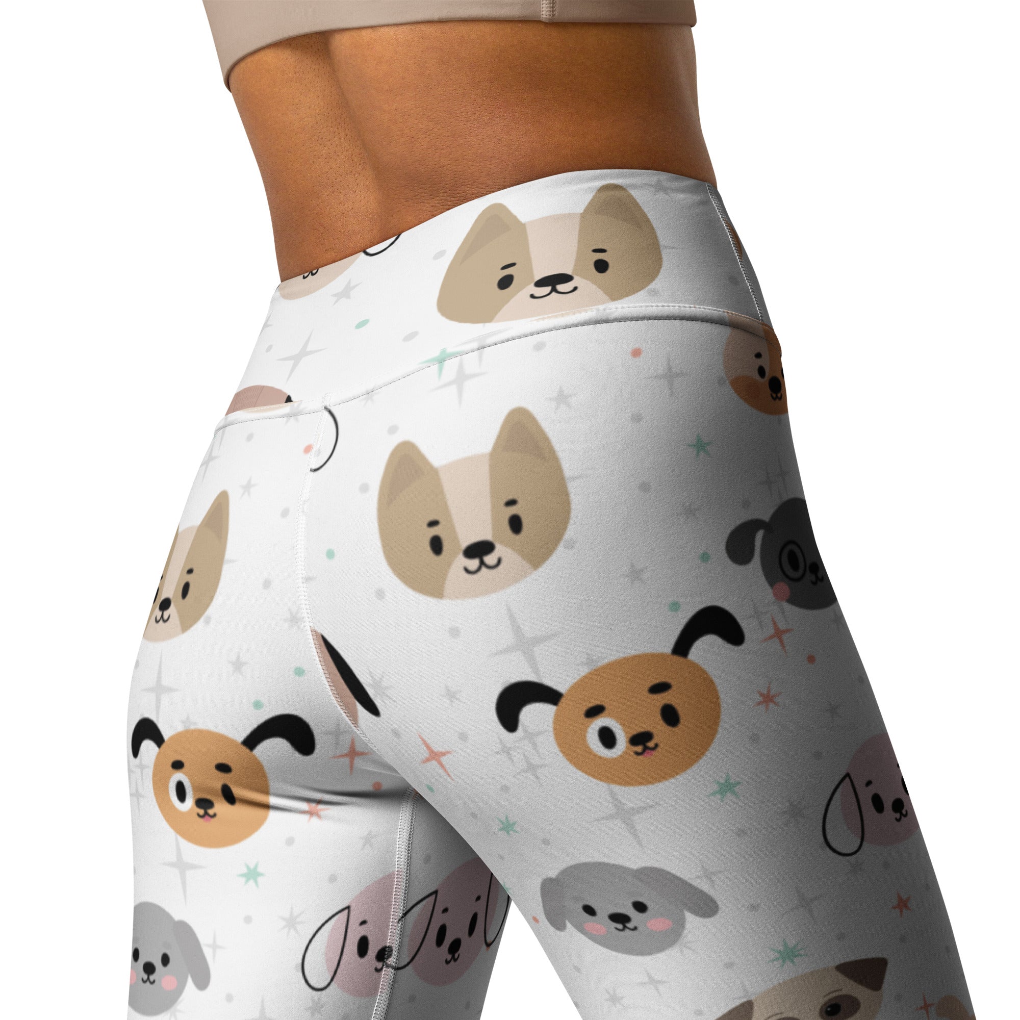Women's Dog Face Yoga Leggings