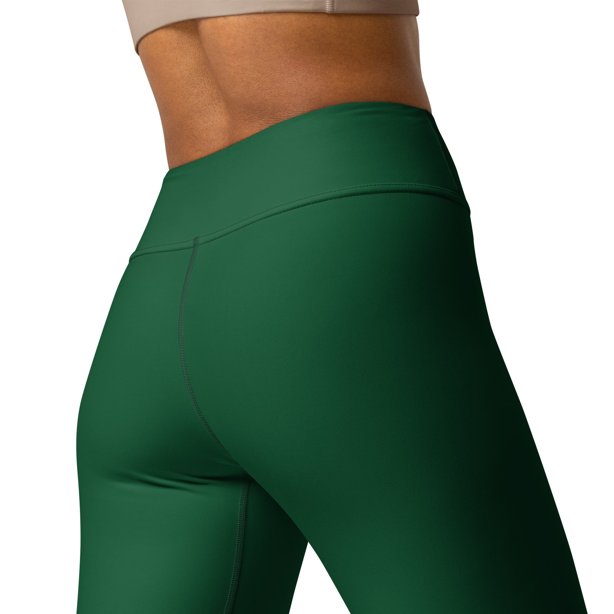 Women's Dark Green Buttery Soft Yoga Leggings