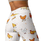 Women's Chicken Pattern Buttery Soft Yoga Leggings