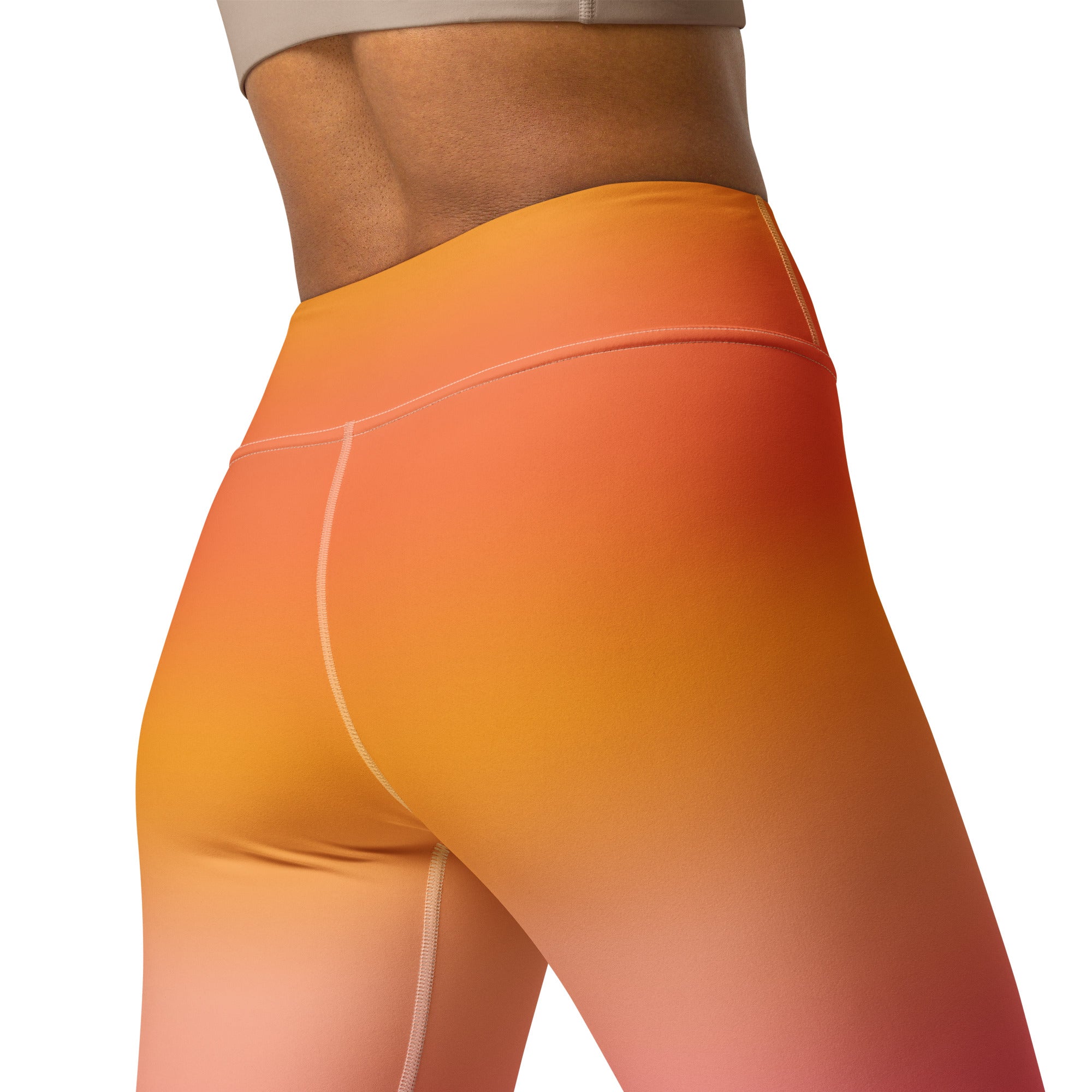 Women's Sunset Ombre Buttery Soft Yoga Leggings