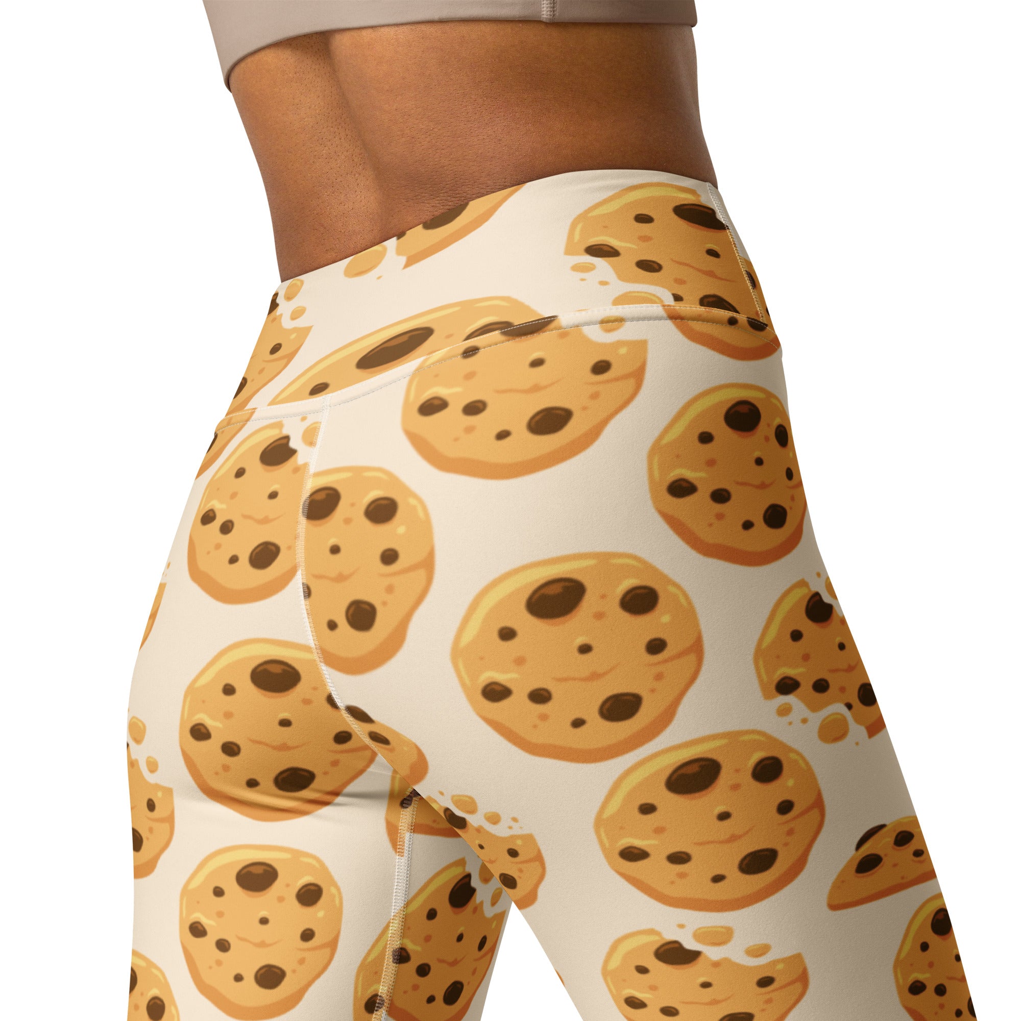 Women's Chocolate Chip Cookies Buttery Soft Yoga Leggings
