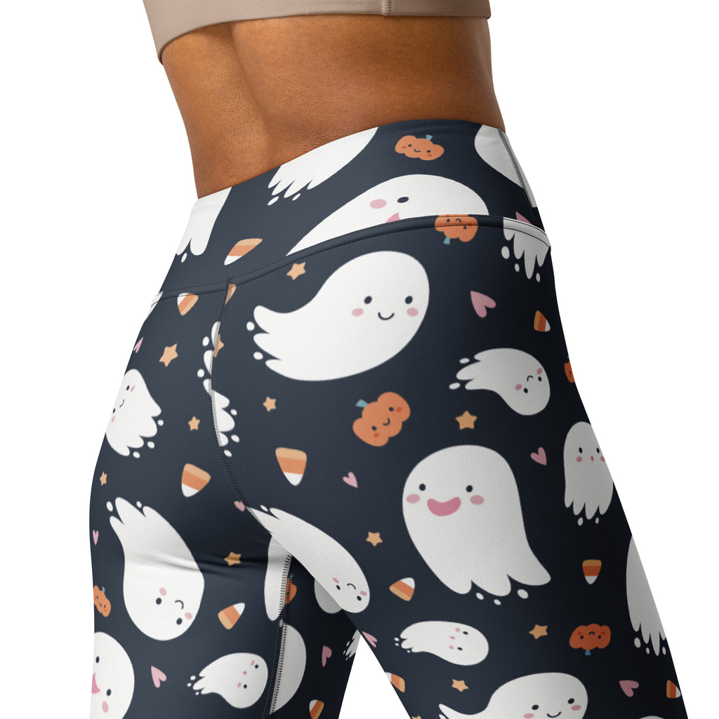 Women's Ghost Buttery Soft Yoga Leggings - Quick Drying, High Waisted Comfort