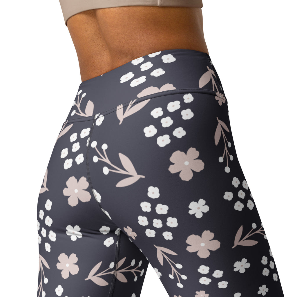 Women's Charcoal Black Buttery Soft Yoga Leggings - Quick Drying, High Waisted Comfort