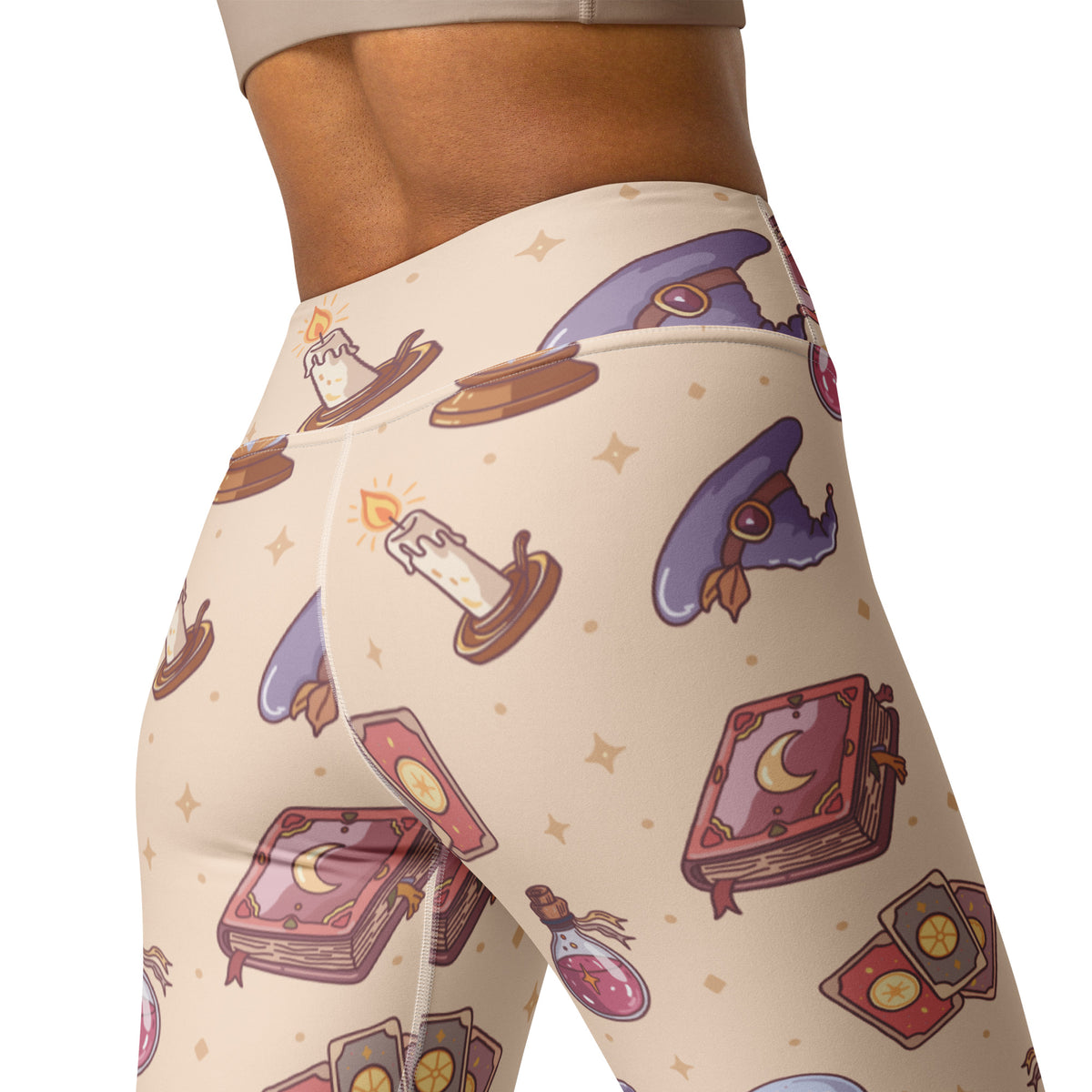 Women's Witchy Halloween Buttery Soft Yoga Leggings - Quick Drying, High Waisted Comfort