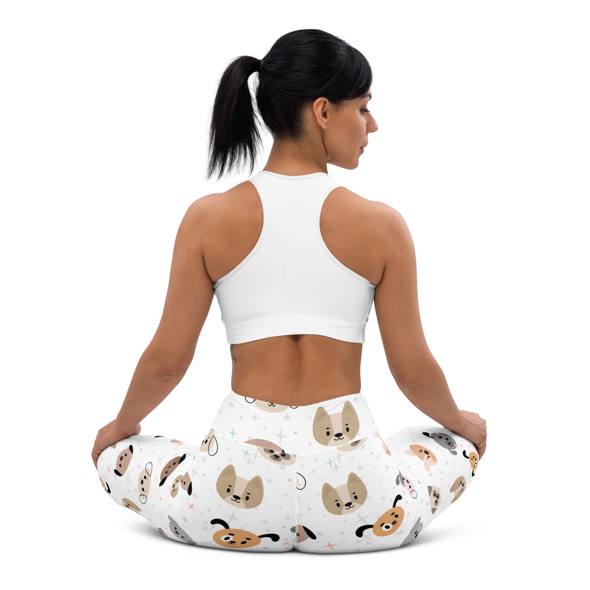 Women's Dog Face Yoga Leggings