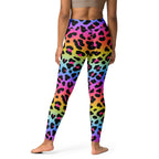 Women's Rainbow Leopard Buttery Soft Yoga Leggings