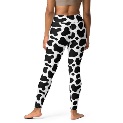 Women's Cow Print Buttery Soft Yoga Leggings