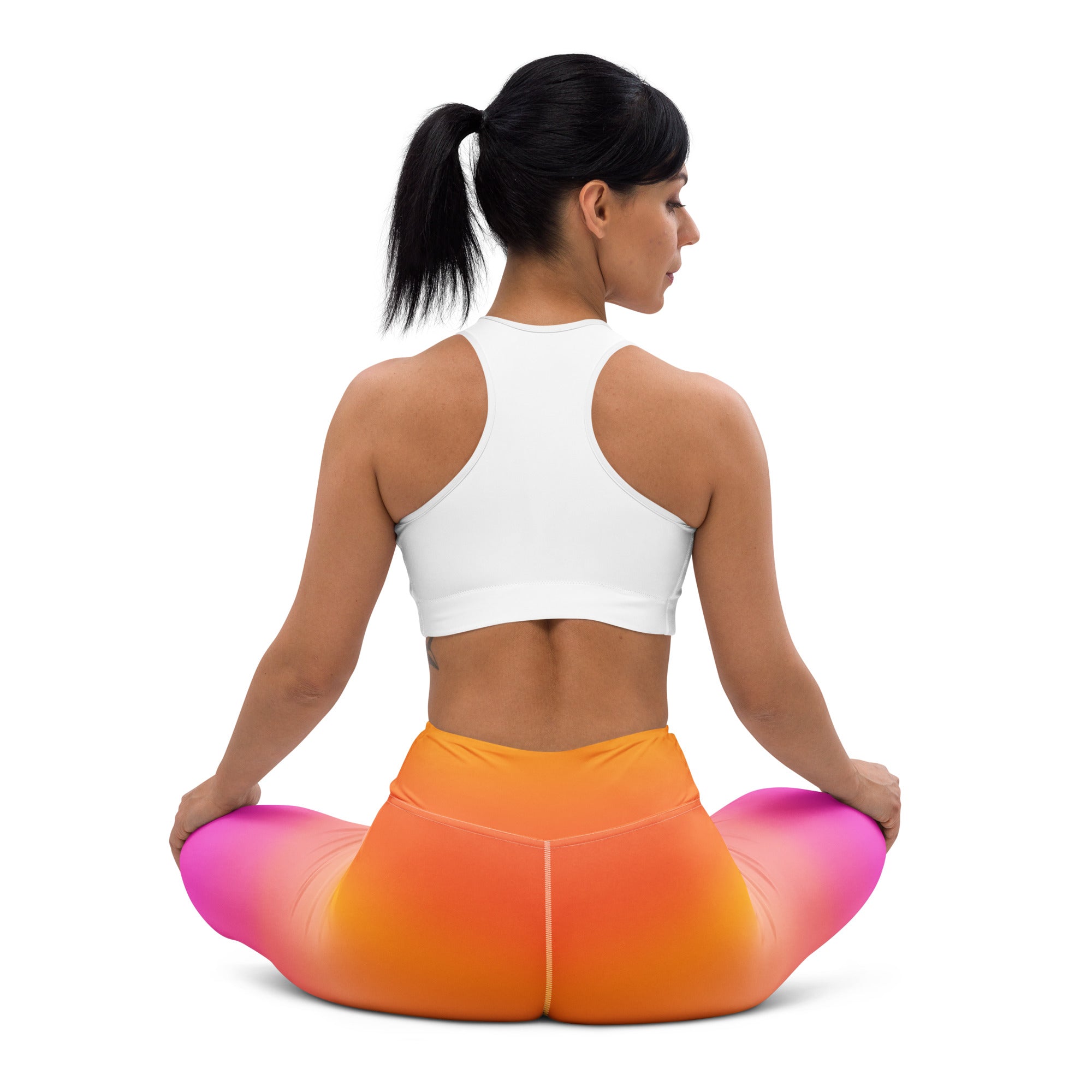 Women's Sunset Ombre Buttery Soft Yoga Leggings