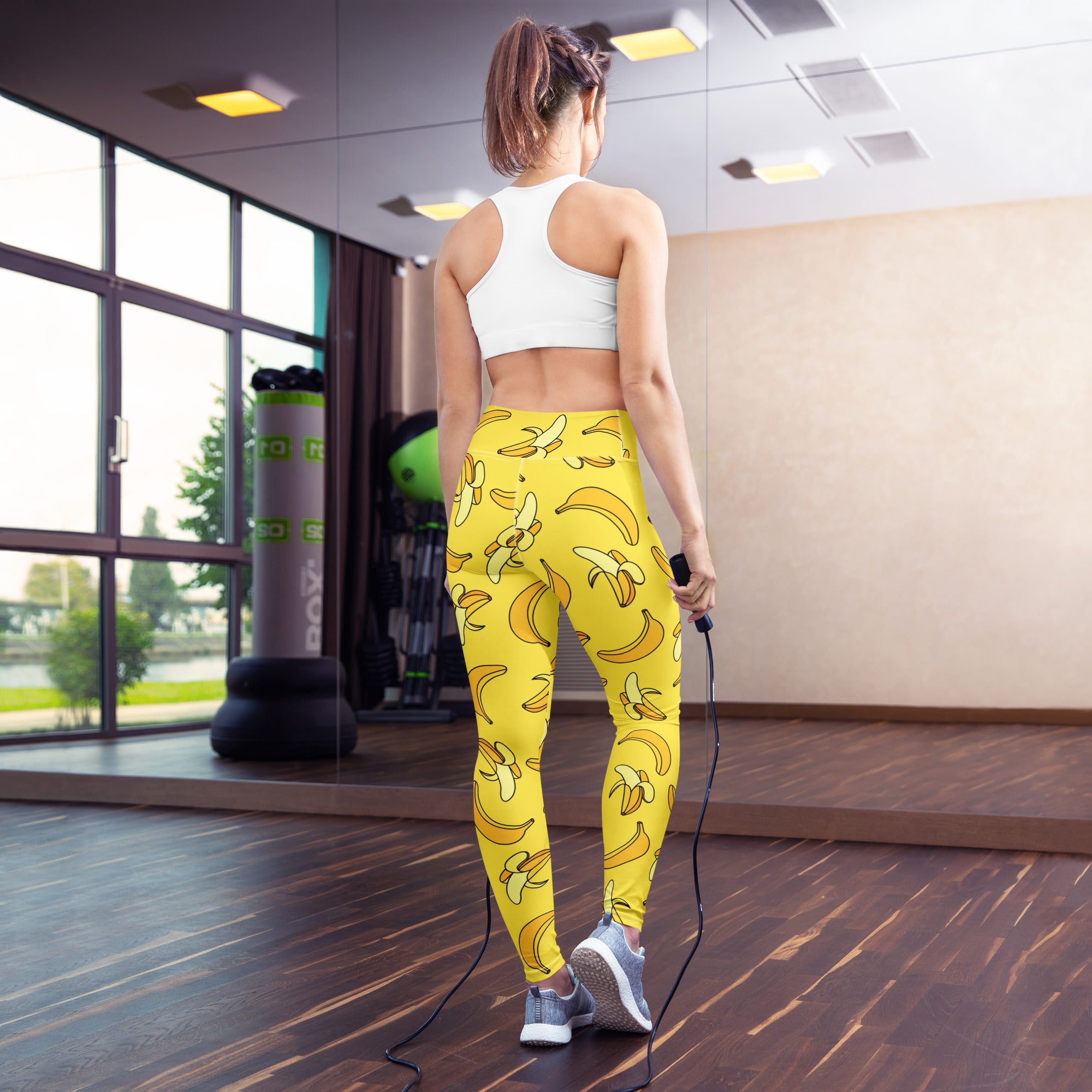 Women's Yellow Banana Buttery Soft Yoga Leggings