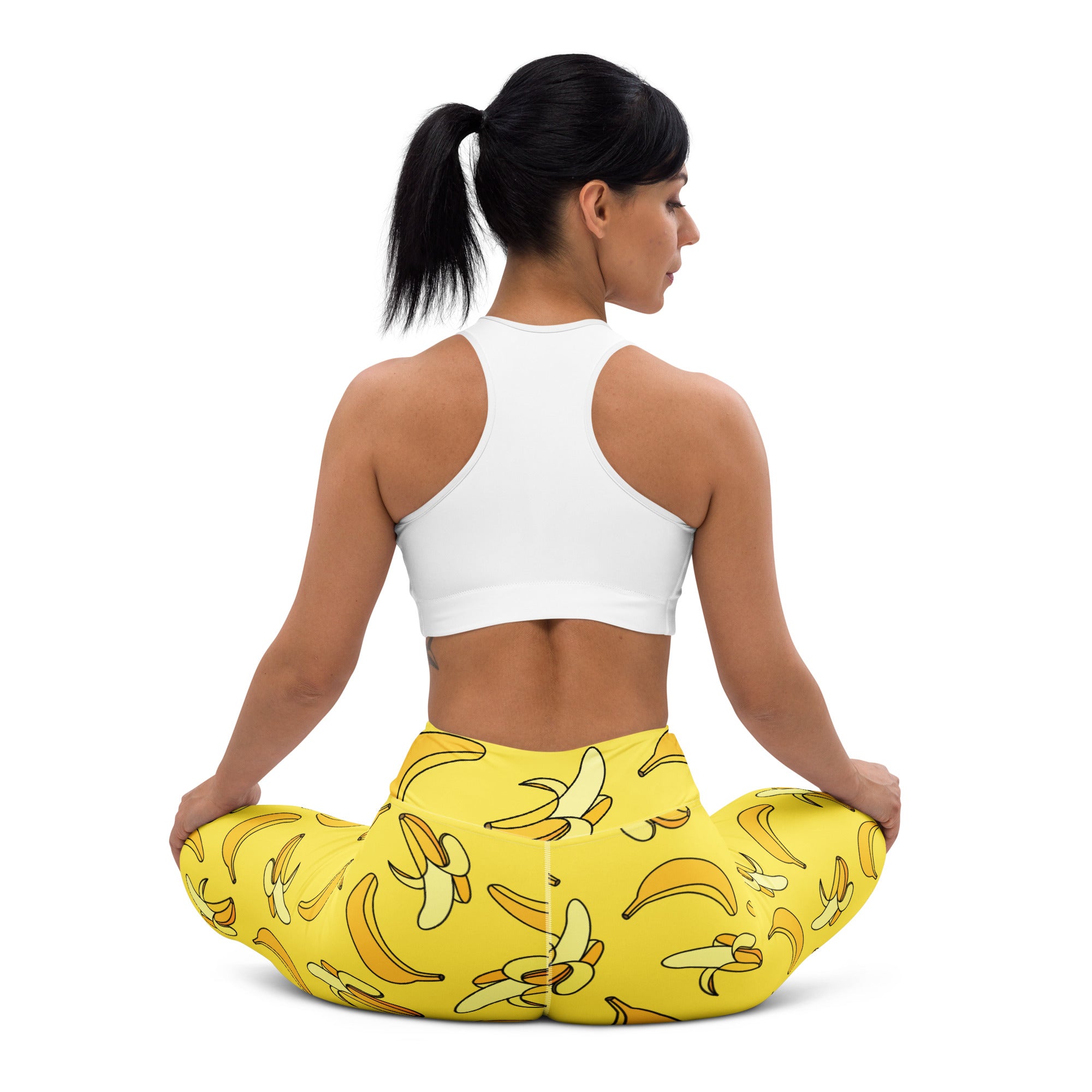 Women's Yellow Banana Buttery Soft Yoga Leggings