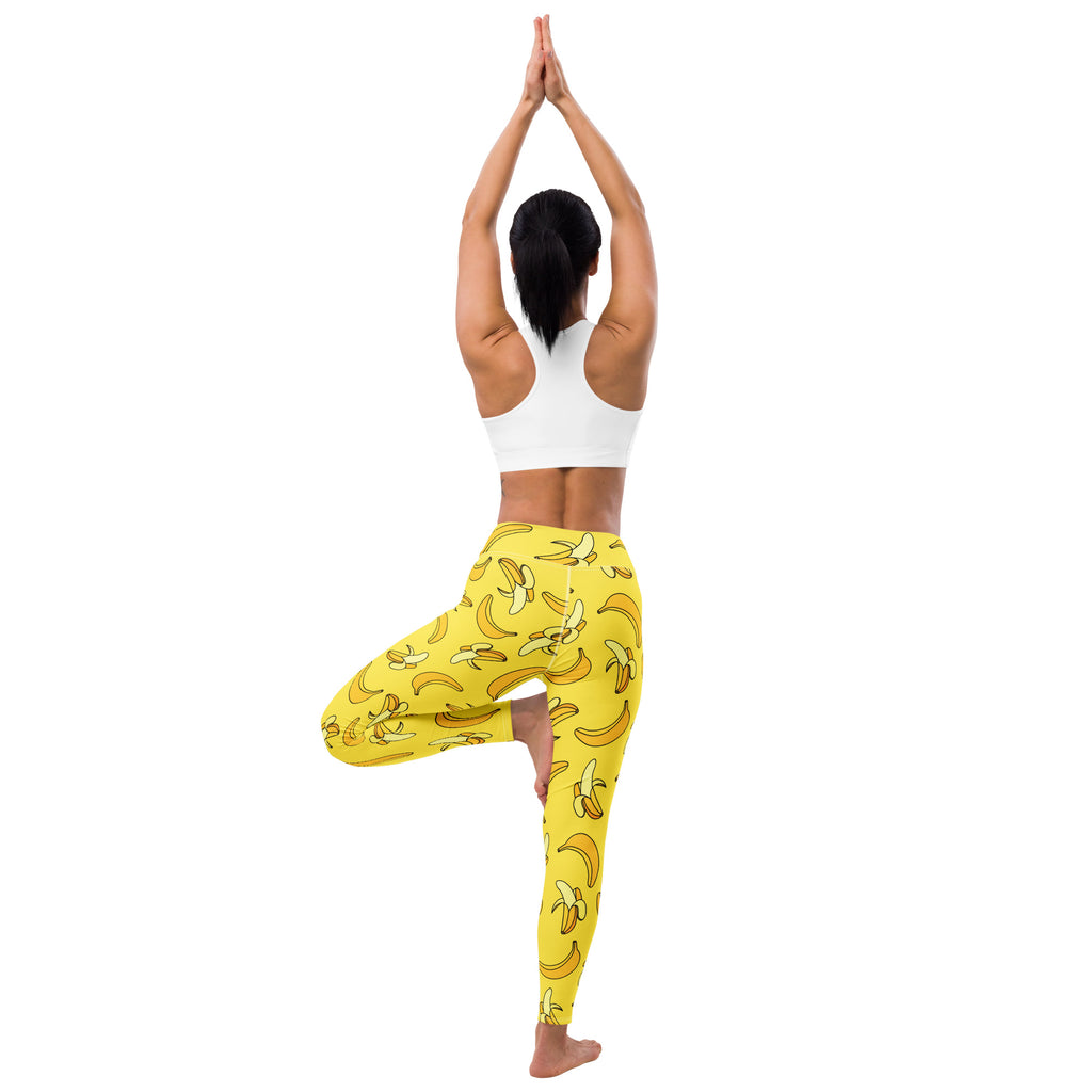 Women's Yellow Banana Buttery Soft Yoga Leggings